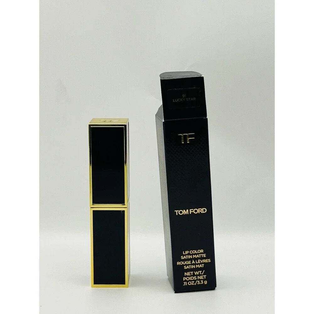 Tom Ford 91 LUCKY STAR SATIN MATTE LIP COLOR Lipstick 0.11 oz/3.3G Full Size NIB